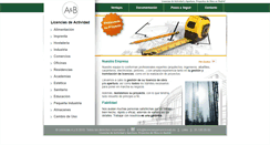 Desktop Screenshot of licenciasyproyectosab.es